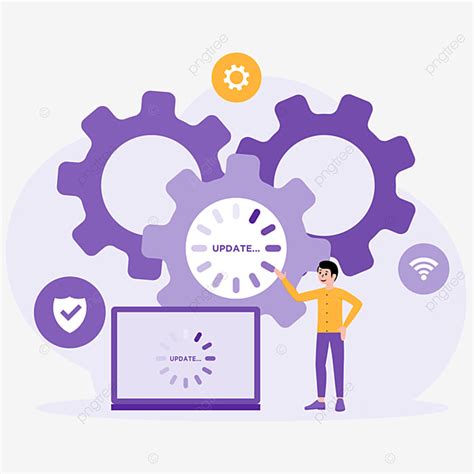 Maintenance Concept Vector Hd Png Images System Updates Or Maintenance
