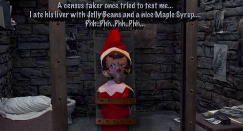 Silence Of The Lambs Elf On The Shelf Bad Elf Holiday Humor Elf