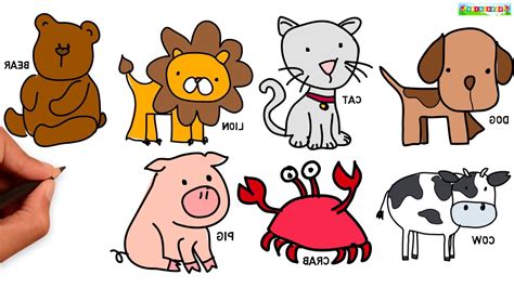 Think about this for a second, how many cartoon movies, have you seen that didn't have any animals in them? Animals Cartoon Drawing at GetDrawings | Free download