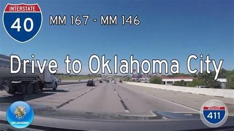 Interstate 40 Mile 167 Mile 146 Oklahoma Drive Americas