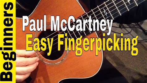 You'll want to always continue learning more on the guitar as you go because with practice you will get better and better, but it's good to have a starting you can use either an acoustic or an electric guitar to suit your desired sound. Paul McCartney Guitar Lesson- EASY Beginner: Unreleased ...