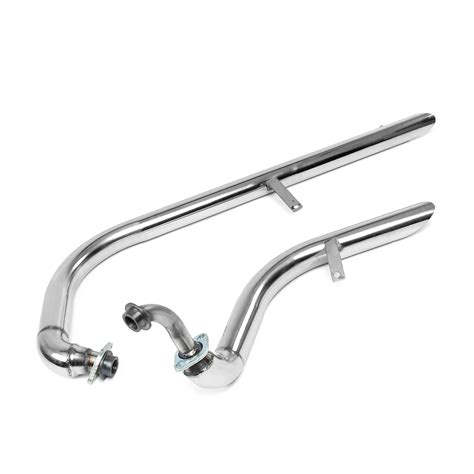 Motorcycle Exhaust Pipe For Yamaha Viragov Star Xv 250 With Silencers