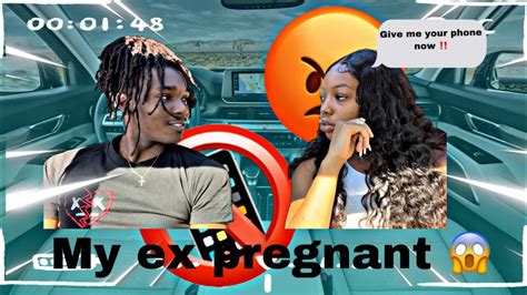 getting mad my ex pregnant prank on my girlfriend we broke up😥😥 youtube