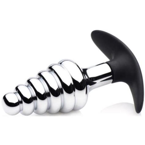 Dark Hive Metal And Silicone Anal Plug Sex Toys And Adult Novelties