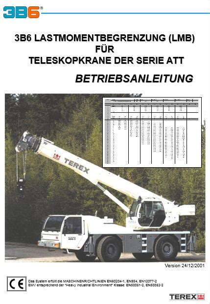 Terex Crane A450 Operators Manualde