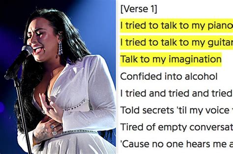Demi Lovato Wrote Her New Song Days Before Overdosing And The Lyrics