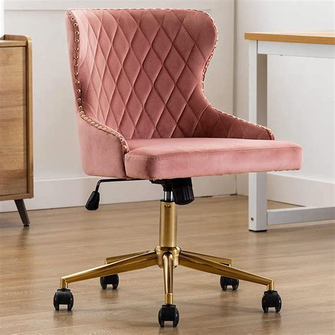 Buy Duhome Modern Home Office Chair Desk Chair Mid Back With Gold Base