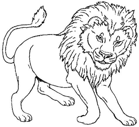 108 Dessins De Coloriage Lion à Imprimer Sur Page 9