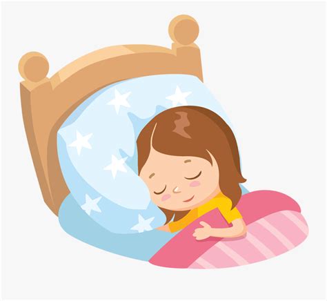 Cartoon Girl Sleeping Png Free Transparent Clipart Clipartkey