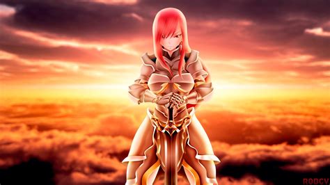 Anime Fairy Tail Scarlet Erza Anime Girls Warrior