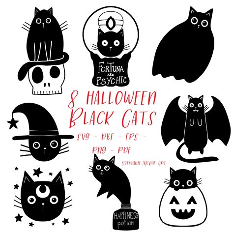Black Cat Halloween Svg Bundle Artofit