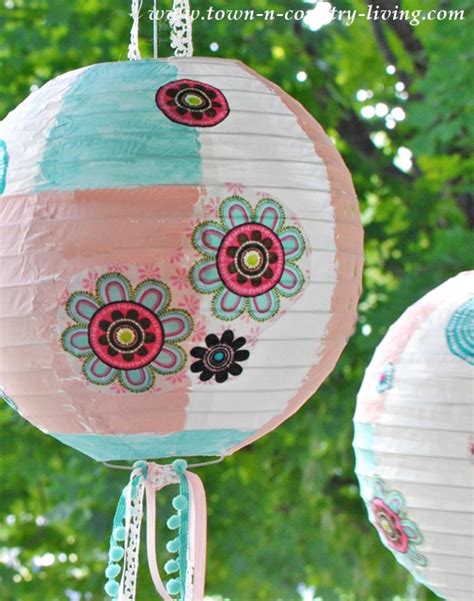 How To Create Pretty Paper Lanterns Town And Country Living