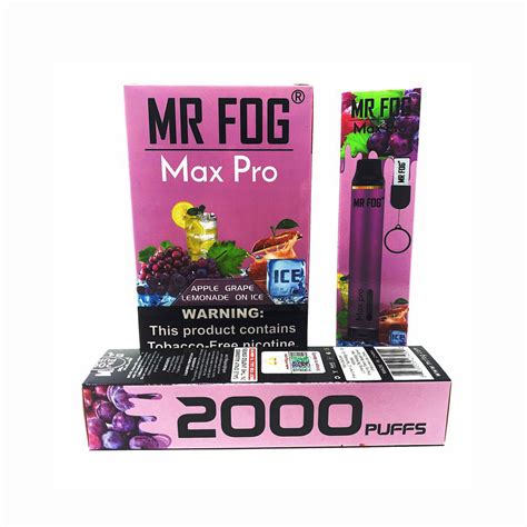 Wholesale Mr Fog Max Pro Disposable Vape Device China Ecig And Ecigarette