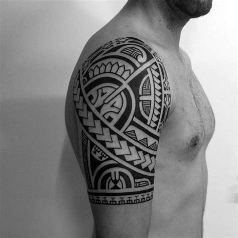 75 Half Sleeve Tribal Tattoos For Men Masculine Design Ideas Half