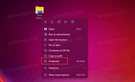 Add Show Desktop Shortcut To Taskbar In Windows 11