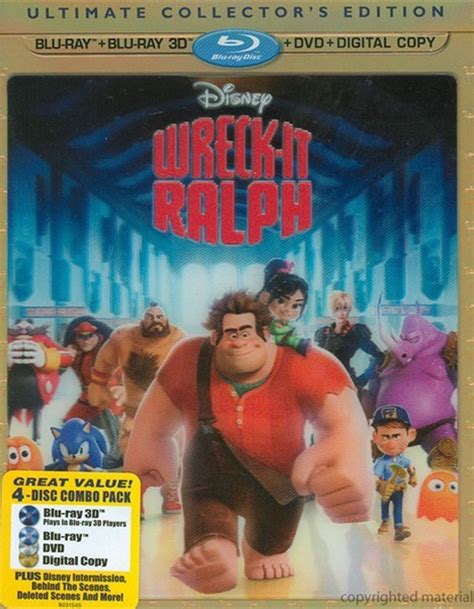 Wreck It Ralph 3d Blu Ray 3d Blu Ray Dvd Digital Copy Blu Ray 2012 Dvd Empire