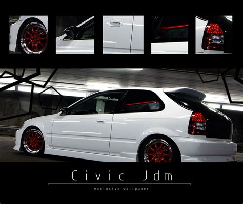 Jdm hd wallpapers, desktop and phone wallpapers. White Honda Civic Jdm Wallpaper Free | All HD Wallpapers