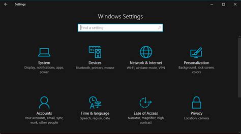 Individual Settings Pages Now Appear In Windows 10