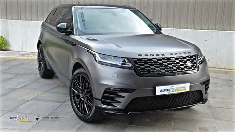 Range Rover Velar Grey With Vorsteiner V Ff 107 Aftermarket Wheels