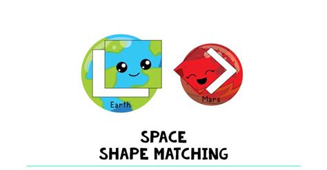 Space Shape Matching Features 4 Exciting Shapes To Be Sorted And