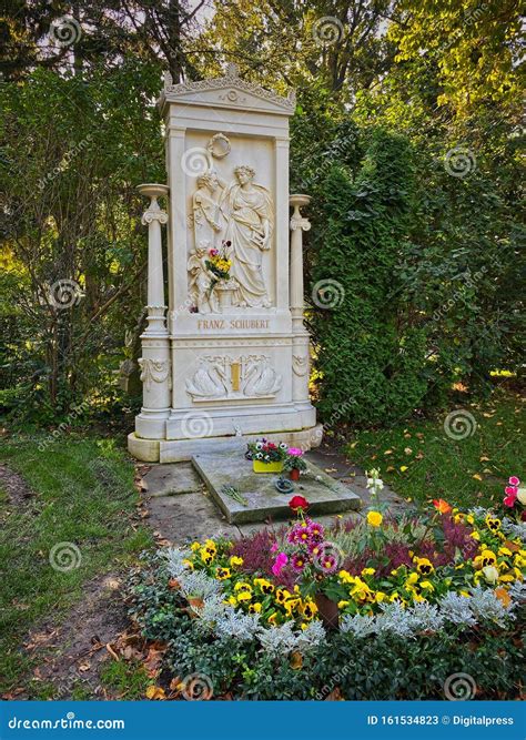 Honorary Grave Franz Schubert Editorial Stock Photo Image Of