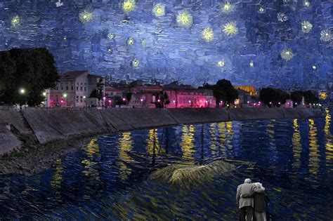 Starry Night Over The Rhone Wallpaper 46 Images