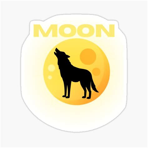 Fantasy Wolf Moon Mumma Sticker For Sale By Hopeitstixz Redbubble