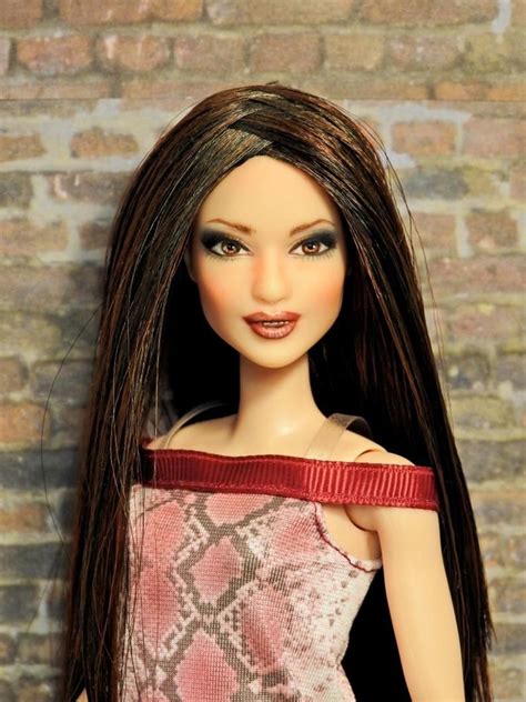 Barbie Fashionistas Doll Repaint OOAK Custom 60 Neu W Saran Etsy