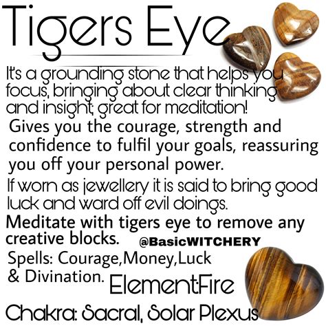 Tigers Eye Crystal Healing Meditation Crystals Tiger Eye Crystal