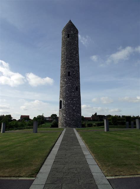 Stone Tower At The Irish Peace Park Messines Belgium Flickr