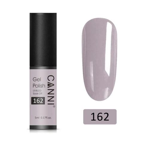 Mini162 5ml Canni Shell Grey Uvled Esmalte Permanente Envase Pvc