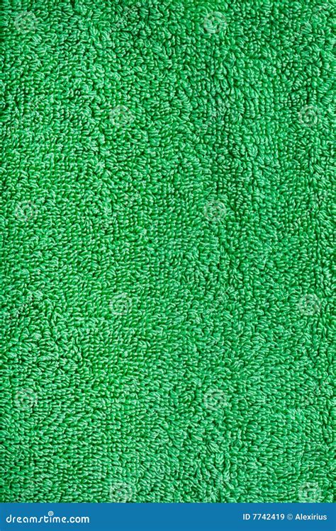 Green Terry Cloth Fabric Stock Image Image Of Macro Linen 7742419