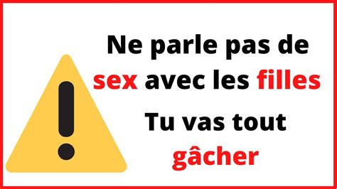 Ne Parle Pas De Sex Avec Les Filles Tu Vas Tout Faire Foirer Youtube