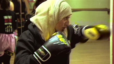 Muslim Woman Teaching Muay Thai Boxing And Self Defence Bbc News