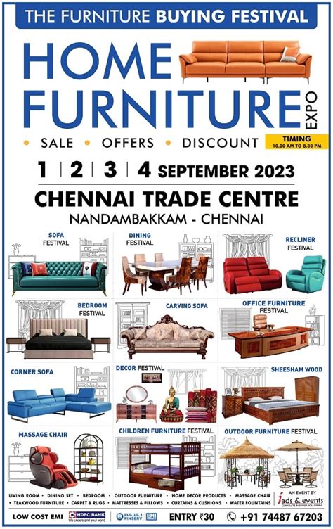 Chennai Home Furniture Expo September 2023 Check N Shop India