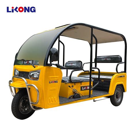 Adult Passenger Philippine Style Tuktuk Three Wheels Electric Tricycle For Tourism China Golf