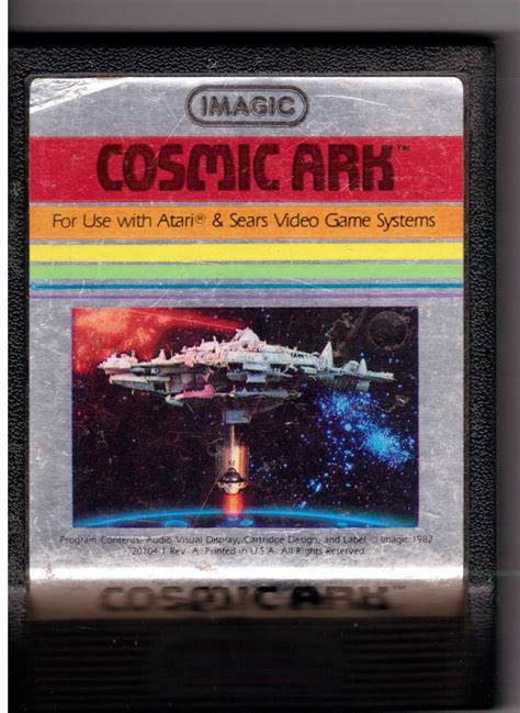 Cosmic Ark 1982 Imagic Atari 2600 Games Video Game Systems Visual
