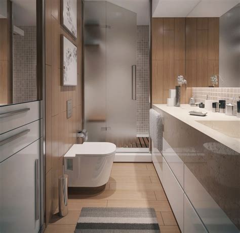 Contemporary Apartment Bathroom Interior Design Ideas