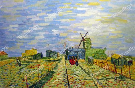 Vegetable Gardens In Montmartre Painting By Vincent Van Gogh