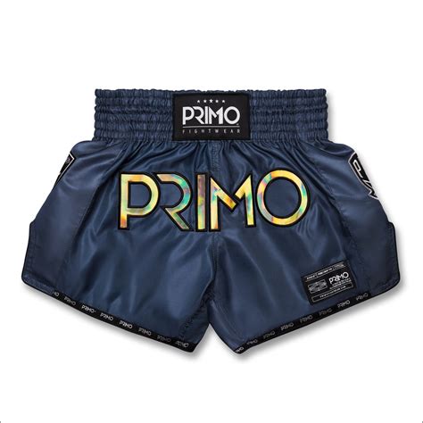 Muay Thai Shorts Hologram Series Valor Grey Primo Fight Wear Official