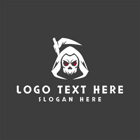 Creepy Grim Reaper Logo Brandcrowd Logo Maker