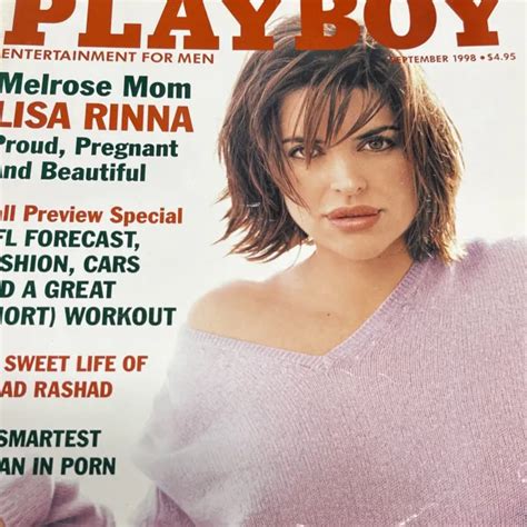Playboy Sept Lisa Rinna Nude Centerfold Intact Playmate