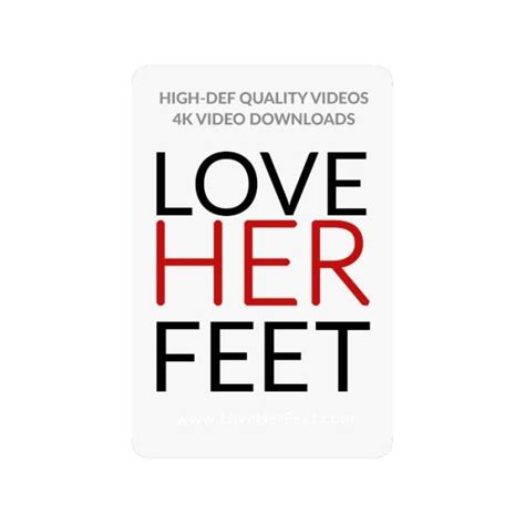 Love Her Feet 2×3 Magnet Love Her Merch