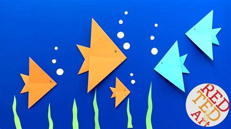 Easy Origami Fish Diy Easy Origami For Kids Very Easy