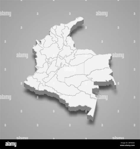 Colombia Mapa Por Zona Imágenes Vectoriales De Stock Alamy