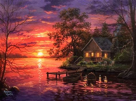 Hiding Place Boat Attractions In Dreams Paintings Sunrise Summer