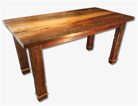 Reclaimed Wood Counter Height Table Coffee Table Png Image