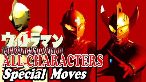 Ultraman Fe1 All Characters Special Moves 1080p Hd With Command