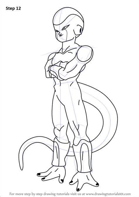 Learn How To Draw Frieza From Dragon Ball Z Dragon Ball Z Step By