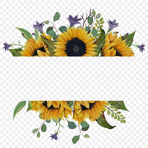 Watercolor Sunflower Clipart Transparent PNG Hd Sunflower Watercolor